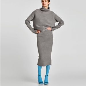 Zara Gray Skirt